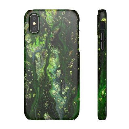 Smaragd Jewel Ink Art iPhone Case (Slim) iPhone XS Matte Phone Case