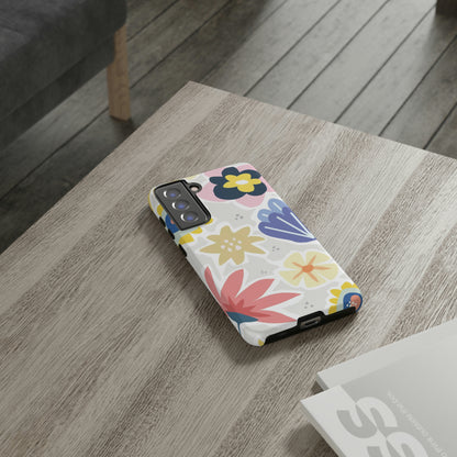 Blue Bouquet Happy Flower Samsung Case (Protective) Phone Case