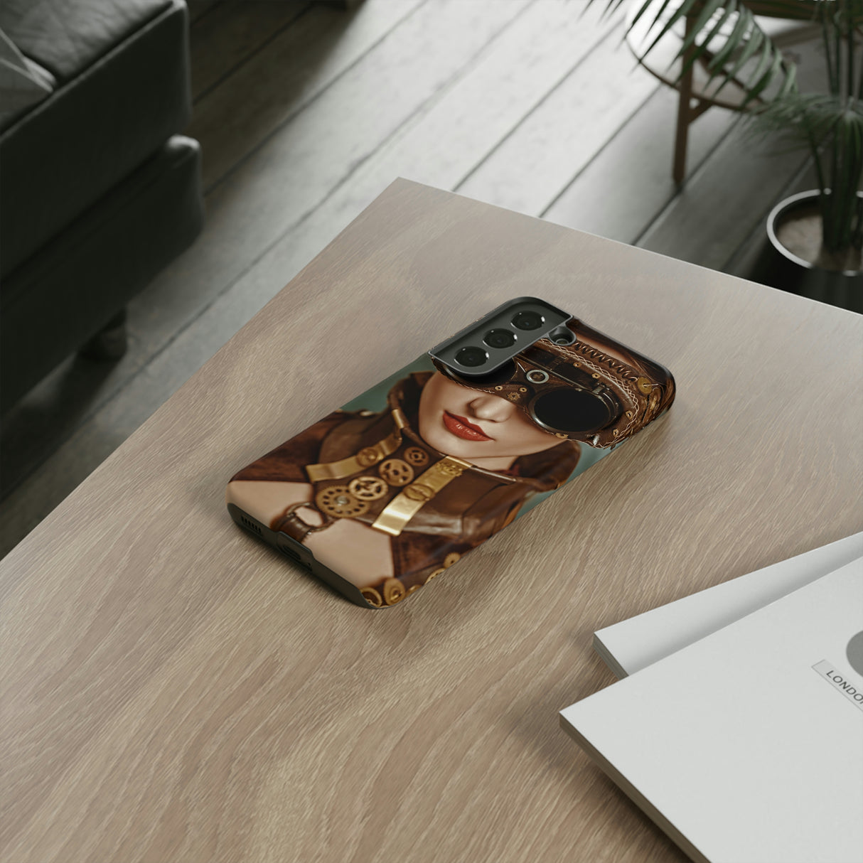 Steampunk Lady Android Case (Protective) Phone Case