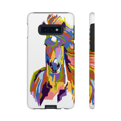 Horse Abstract Art Android Case (Protective) Samsung Galaxy S10E Matte Phone Case