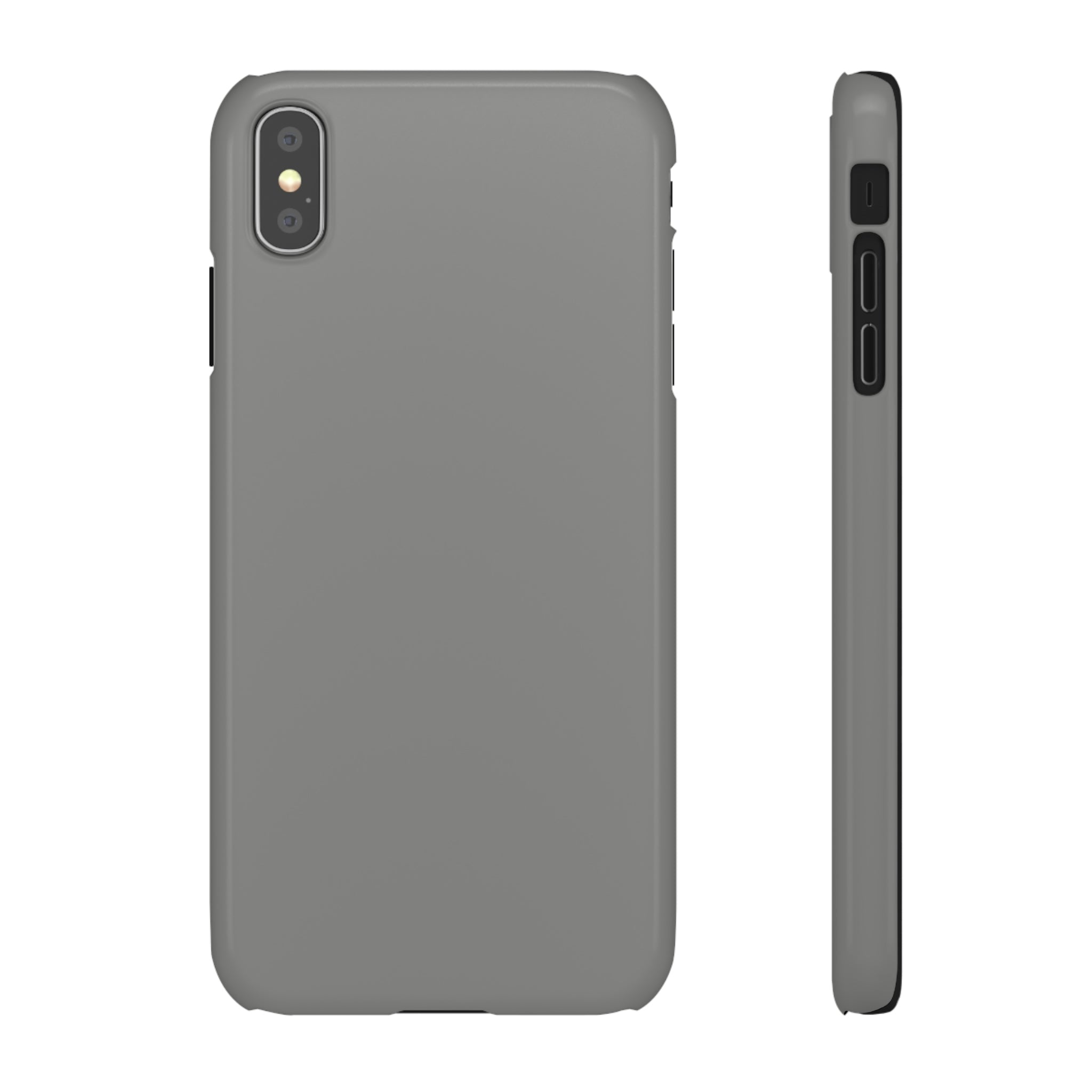 Battleship Gray iPhone Case (Slim) iPhone XS MAX Glossy Phone Case