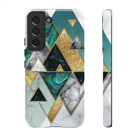 Malachite Android Case (Protective) Samsung Galaxy S22 Glossy Phone Case