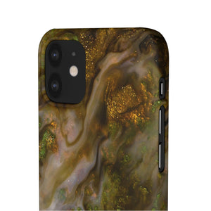 Smaragd Green Ink Art iPhone Case (Slim) Phone Case