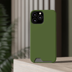 Dark Olive Green iPhone Case (Card) Phone Case