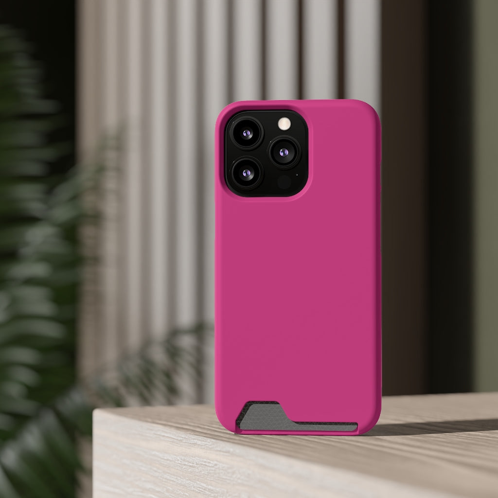 Deep Cerise iPhone Case (Card) Phone Case