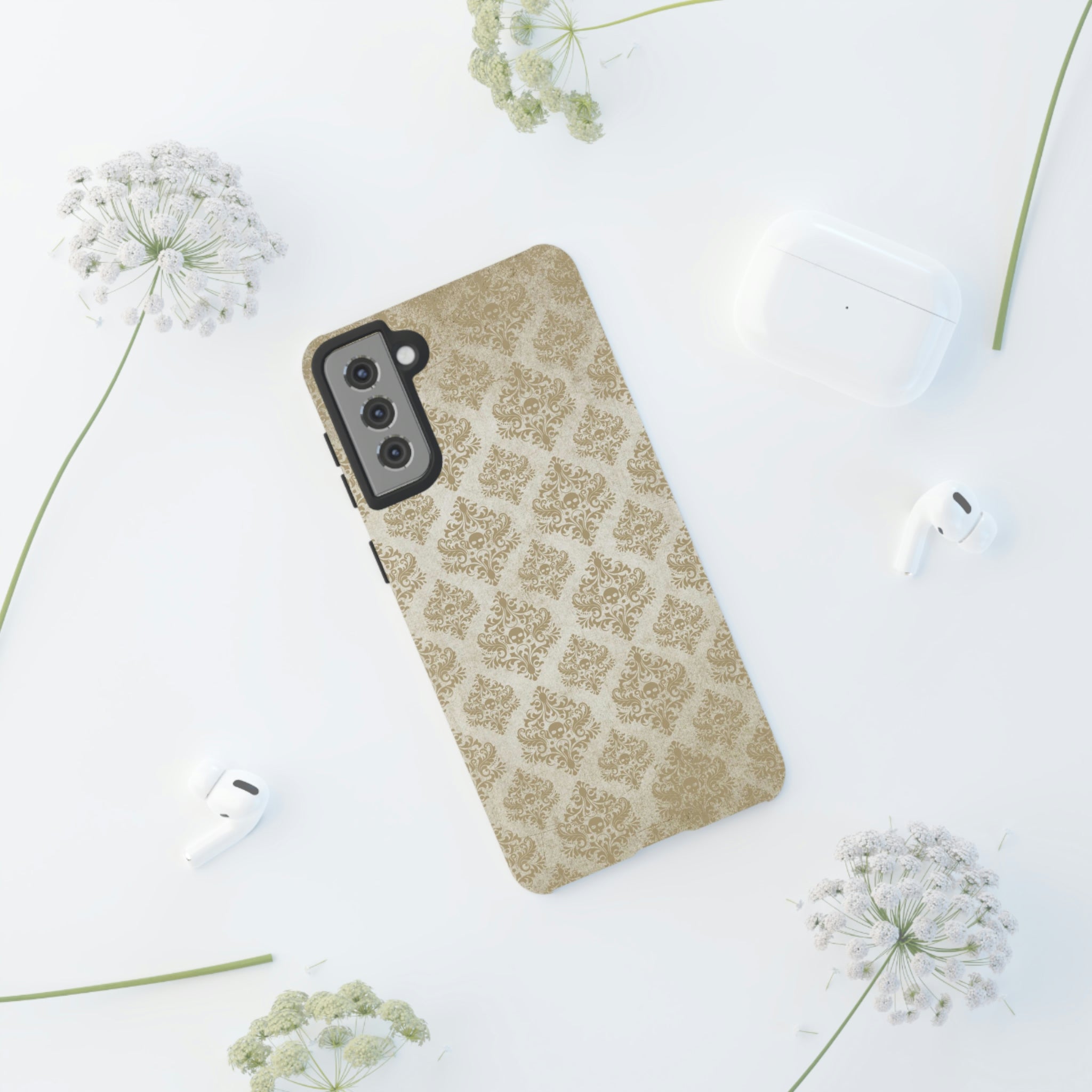 Dobge Gothic Flower Samsung Case (Protective) Phone Case