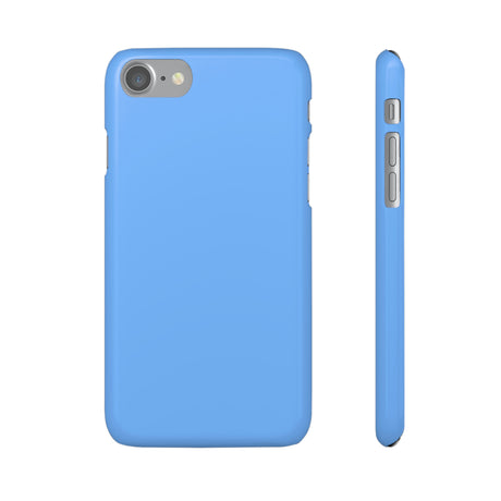 French Sky Blue iPhone Case (Slim) iPhone 7 Glossy Phone Case