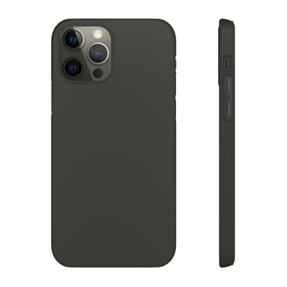 Black Olive iPhone Case (Slim) iPhone 12 Pro Matte Phone Case