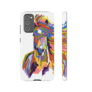 Horse Abstract Art Android Case (Protective) Samsung Galaxy S20 FE Glossy Phone Case