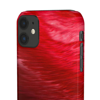 Red Feather Ink Art iPhone Case (Slim) Phone Case