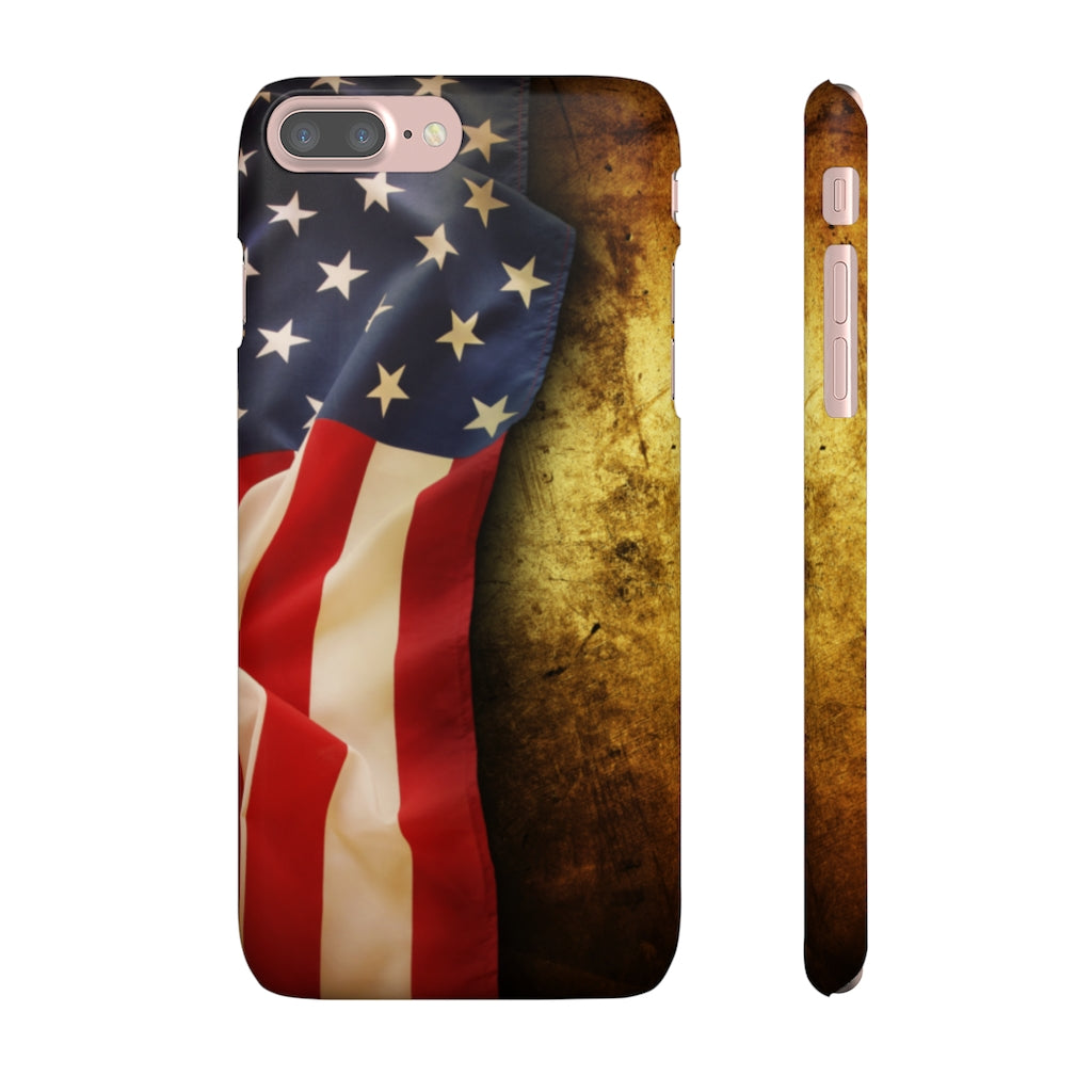 Close up of American flag Samsung/iPhone (Slim) Phone Case