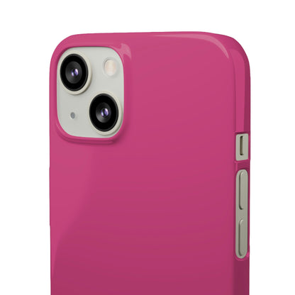 Fuchsia Purple iPhone Case (Slim) Phone Case