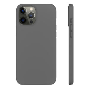 Dim Gray iPhone Case (Slim) iPhone 12 Pro Max Matte Phone Case