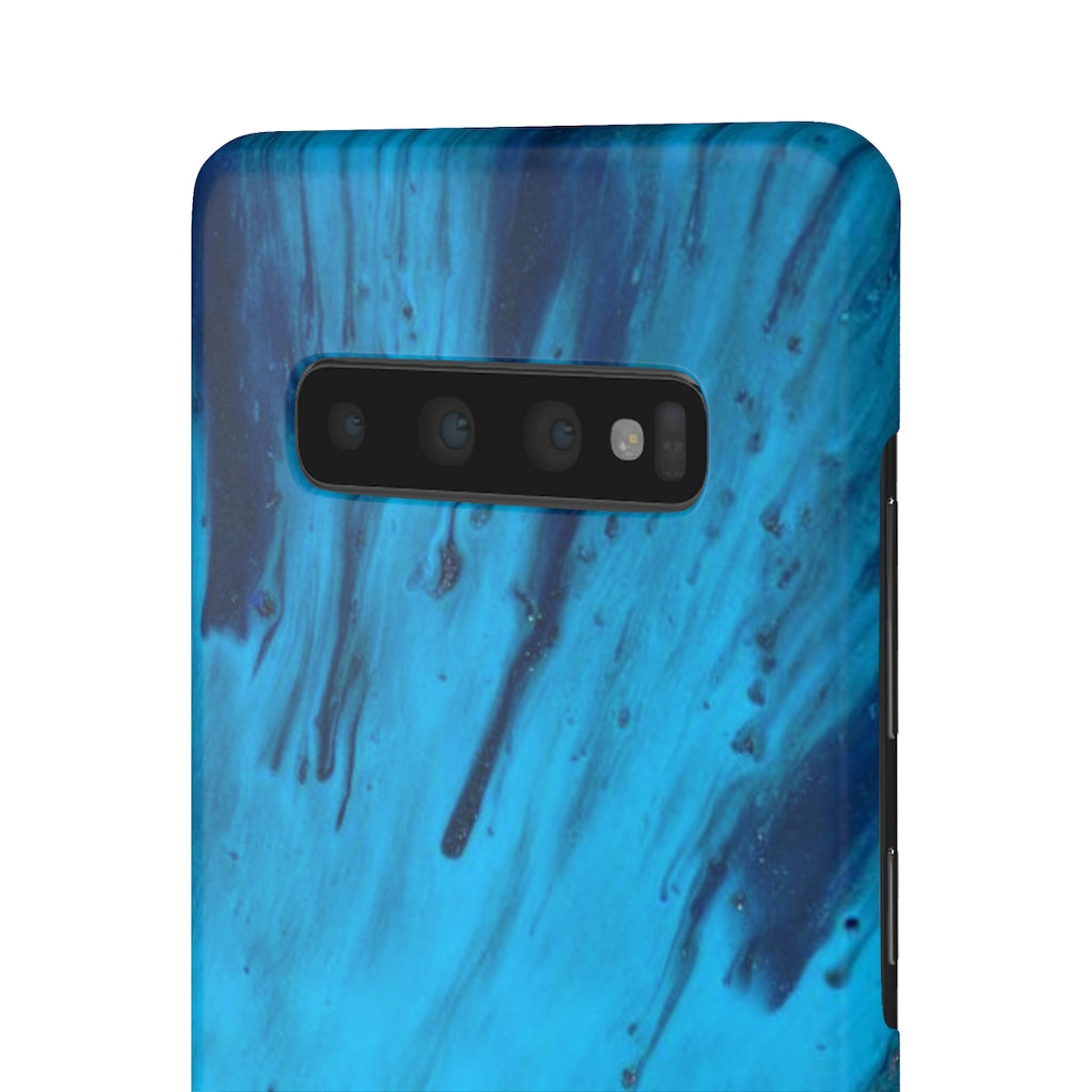 Light Blue Ink Art Android Case (Slim) Phone Case