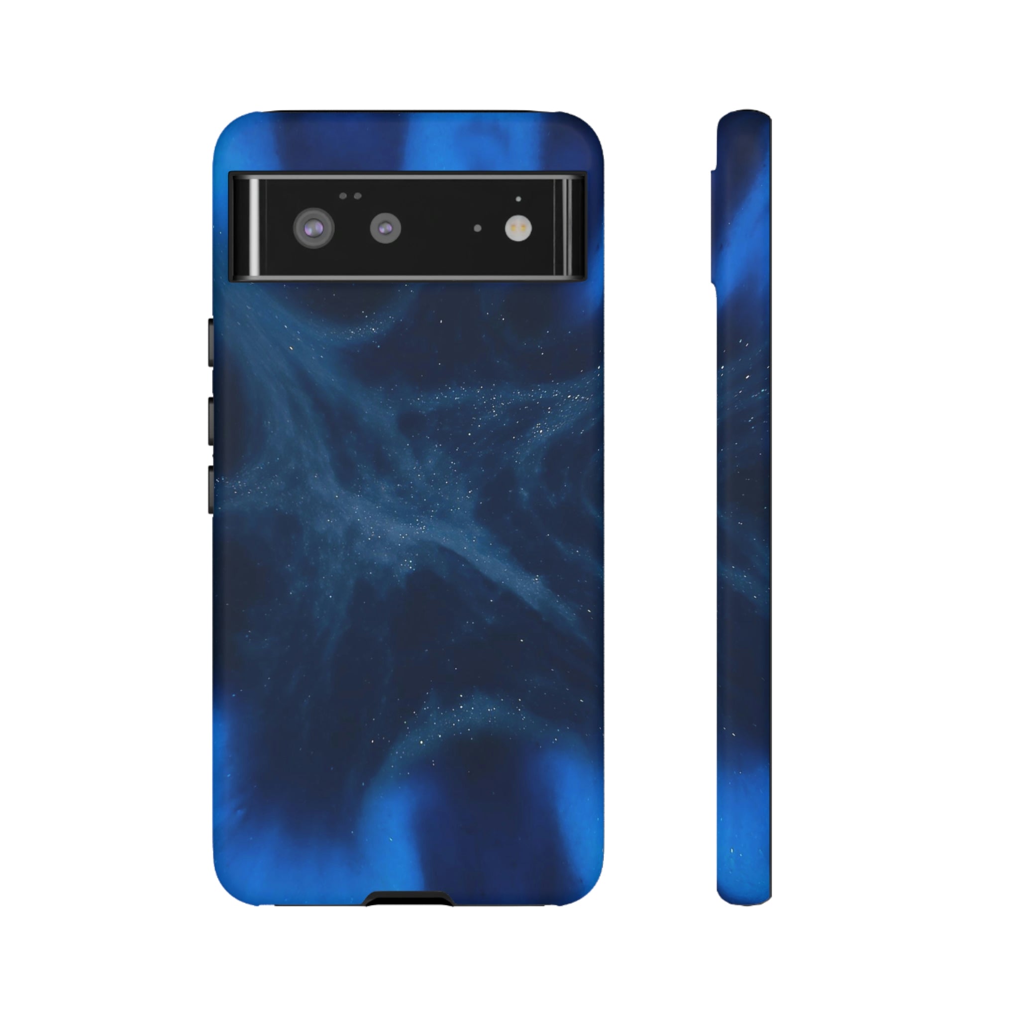 Blue Space Ink Art Android Case (Protective) Google Pixel 6 Matte Phone Case