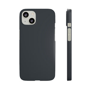 Gunmetal iPhone Case (Slim) iPhone 13 Matte Phone Case