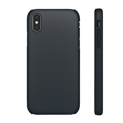 Gunmetal iPhone Case (Slim) iPhone X Matte Phone Case