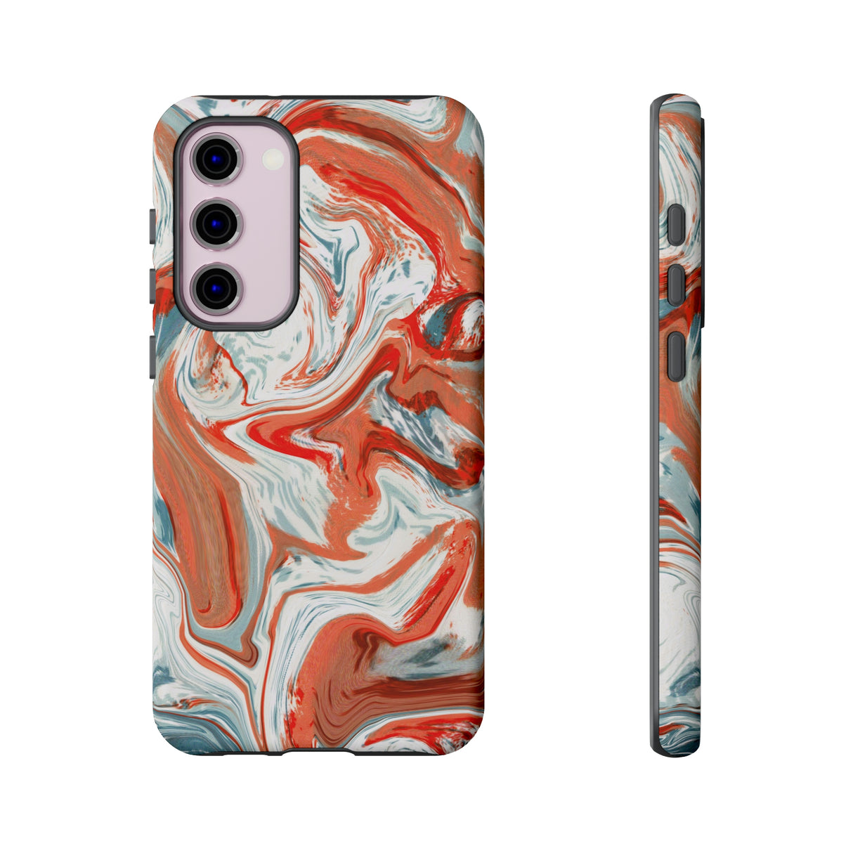 Orange Art Android Case (Protective) Samsung Galaxy S23 Plus Matte Phone Case