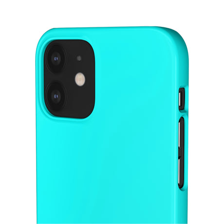 Aqua Blue iPhone Case (Slim) Phone Case