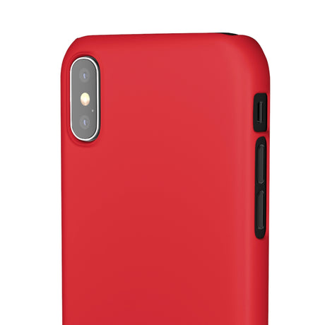 Alizarin crimson iPhone Case (Slim) Phone Case