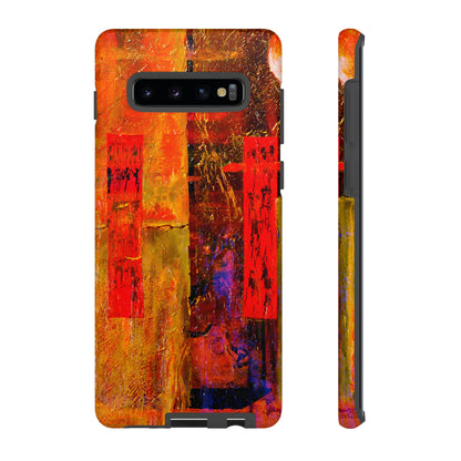 Red Oil Painting Android Case (Protective) Samsung Galaxy S10 Plus Matte Phone Case