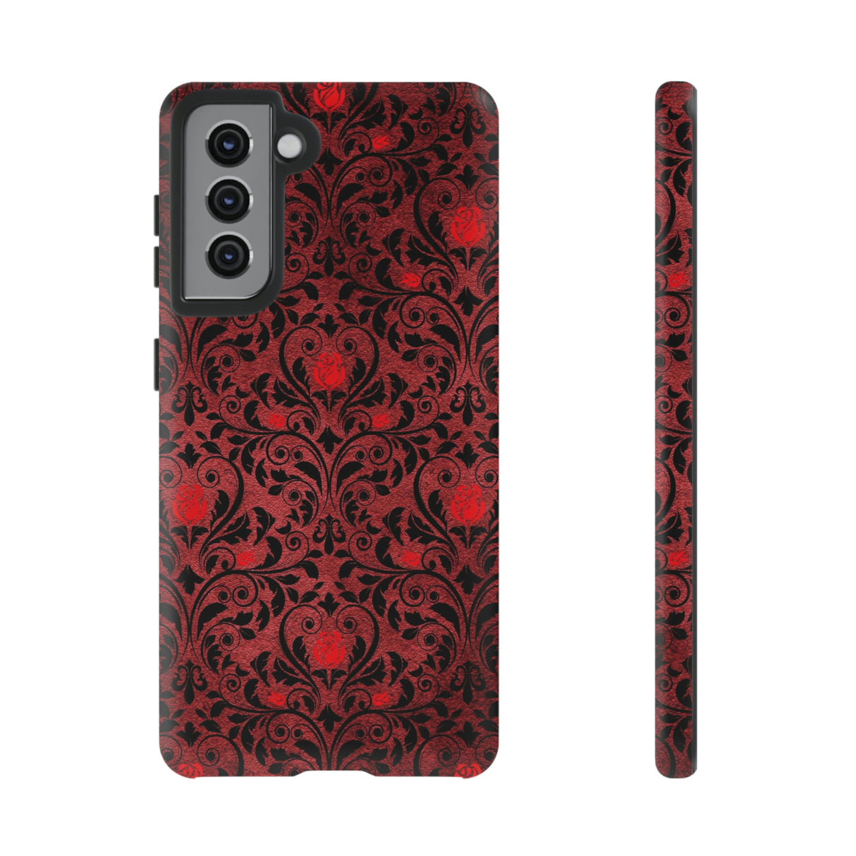 Fornge Gothic Flower Samsung Case (Protective) Samsung Galaxy S21 Matte Phone Case