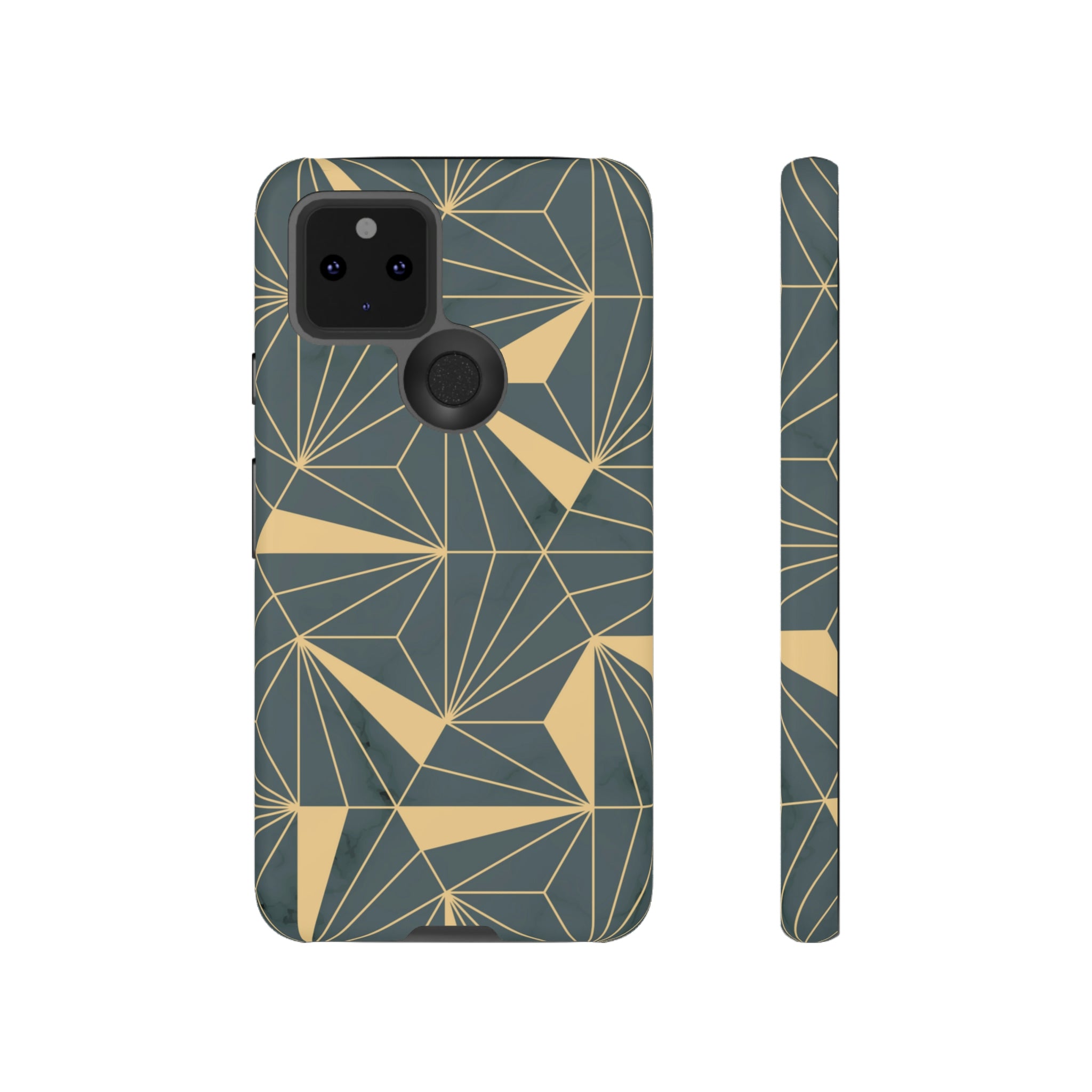 Gold Lines Android Case (Protective) Google Pixel 5 5G Matte Phone Case