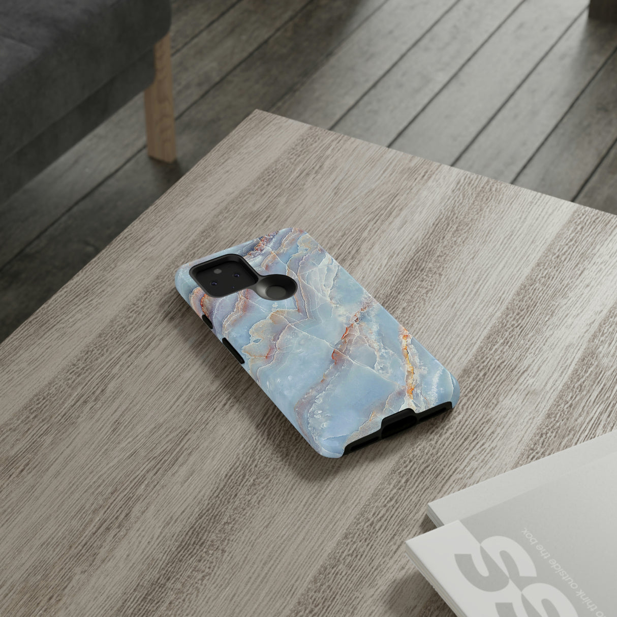 Blue Marble Background Android Case (Protective) Phone Case