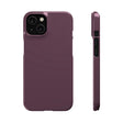 Eggplant iPhone Case (Slim) iPhone 14 Glossy Phone Case