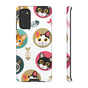 Cats Fishbone Android Case (Protective) Samsung Galaxy S20 Matte Phone Case