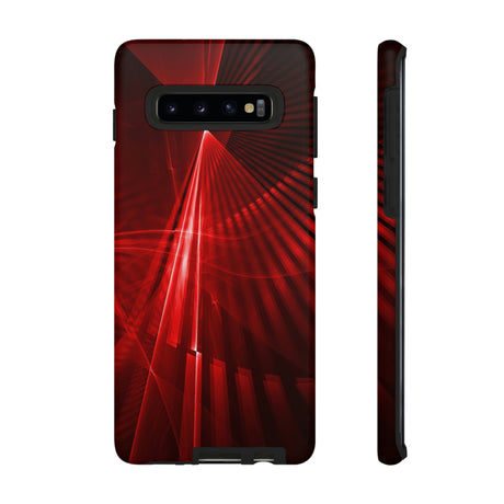 Red Disco Lights Android Case (Protective) Samsung Galaxy S10 Matte Phone Case