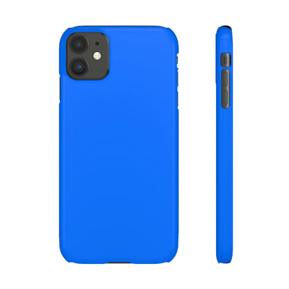 Brandeis Blue iPhone Case (Slim) iPhone 11 Glossy Phone Case