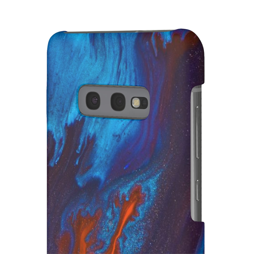 Orange Flame Ink Art Android Case (Slim) Phone Case