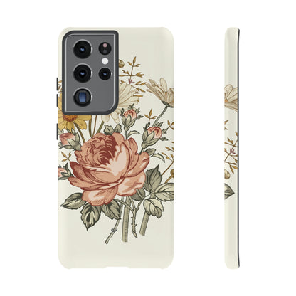 Bouquet Vintage Flower Samsung Case (Protective) Samsung Galaxy S21 Ultra Matte Phone Case