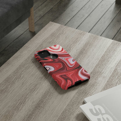 Red White Liquid Android Case (Protective) Phone Case