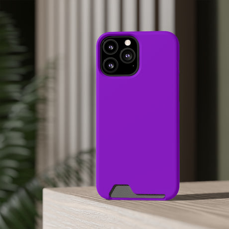 Electric Purple iPhone Case (Card) Phone Case