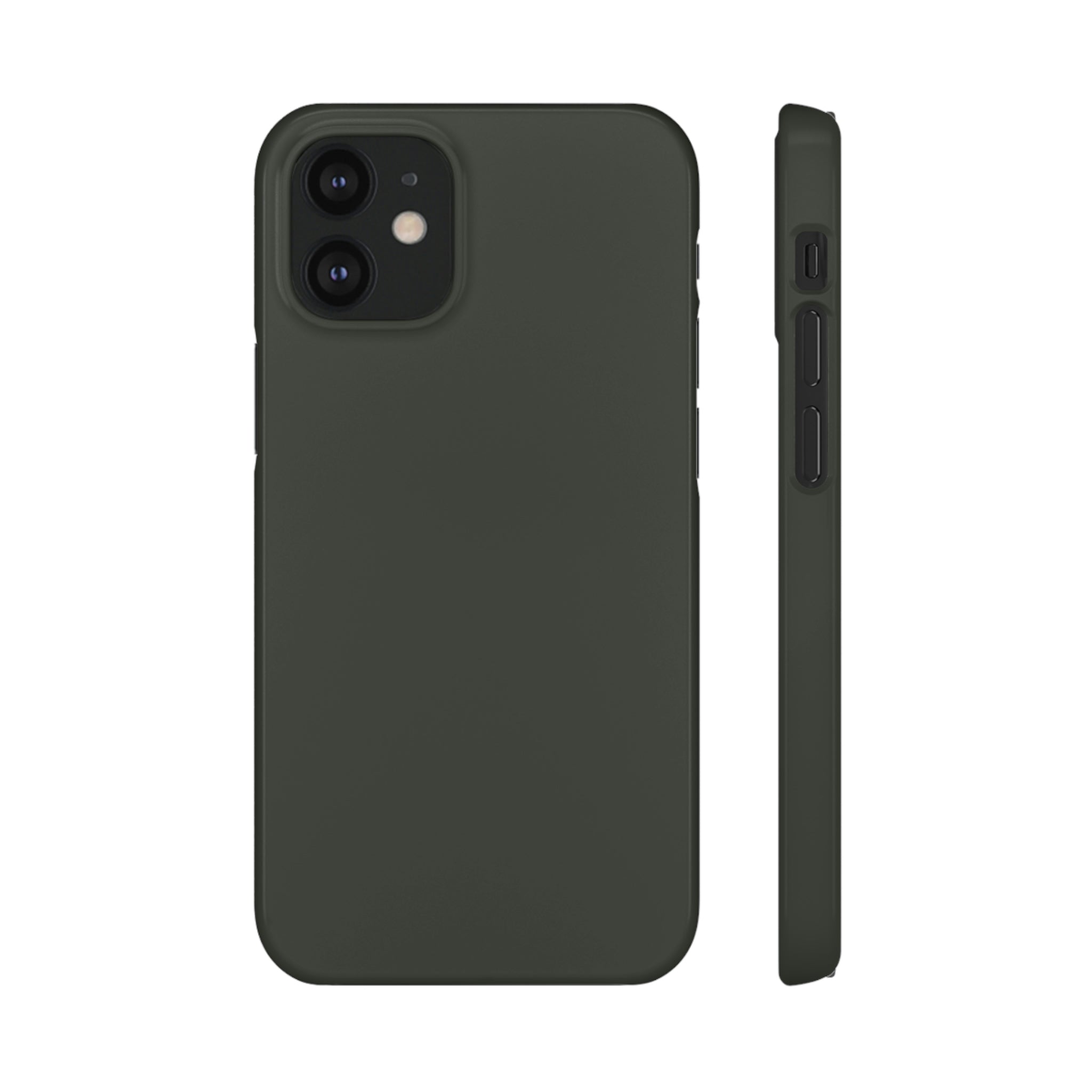 Black Olive iPhone Case (Slim) iPhone 12 Mini Glossy Phone Case