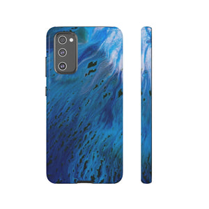 Blue River Ink Art Android Case (Protective) Samsung S20 FE Glossy Phone Case