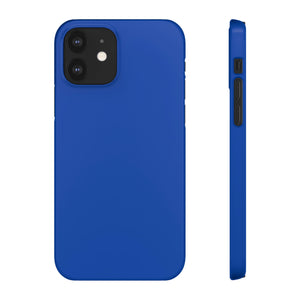 Cobalt Blue iPhone Case (Slim) iPhone 12 Glossy Phone Case