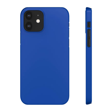 Cobalt Blue iPhone Case (Slim) iPhone 12 Glossy Phone Case