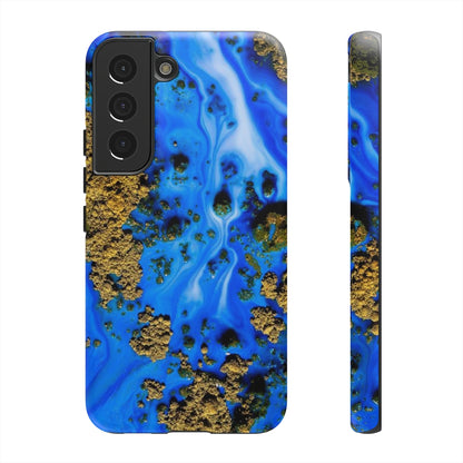 Blue River Ink Art Android Case (Protective) Samsung Galaxy S22 Matte Phone Case