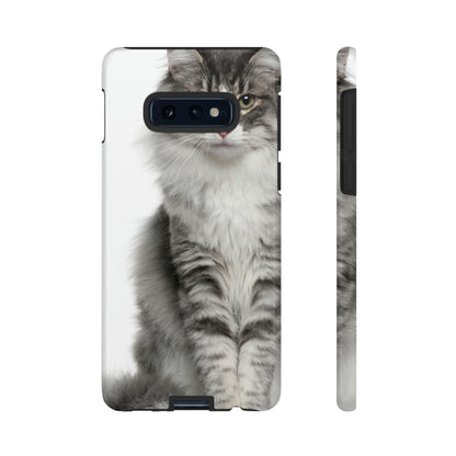 Forest Cat Android Case (Protective) Samsung Galaxy S10E Glossy Phone Case