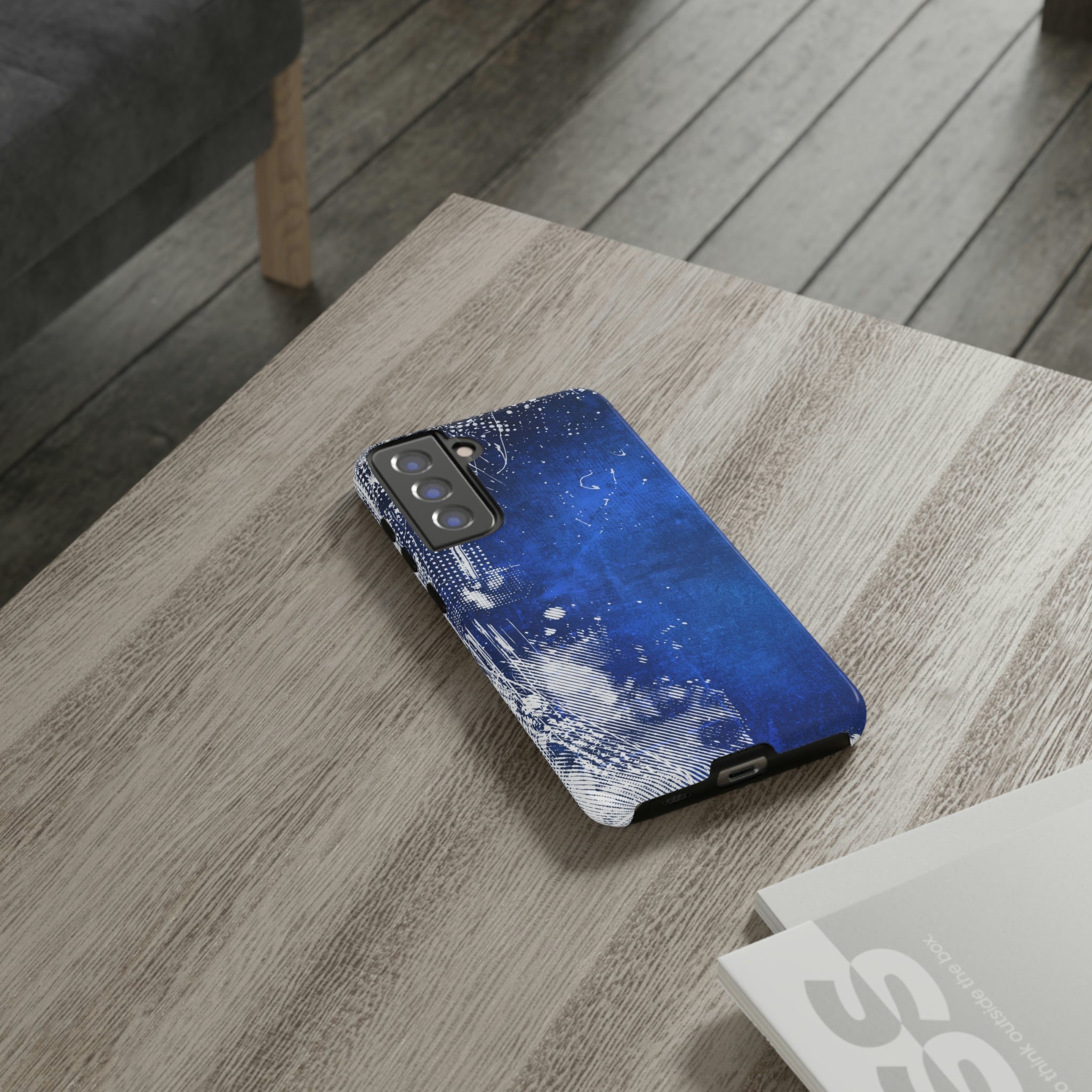 Grunge Blue Android Case (Protective) Phone Case