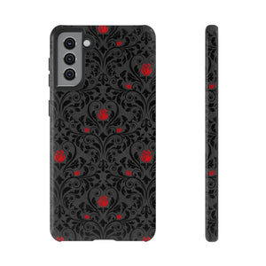 Angerunge Gothic Flower Samsung Case (Protective) Samsung Galaxy S21 Plus Glossy Phone Case