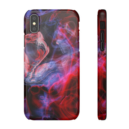 Red Marble iPhone Case (Slim) iPhone XS Glossy Phone Case