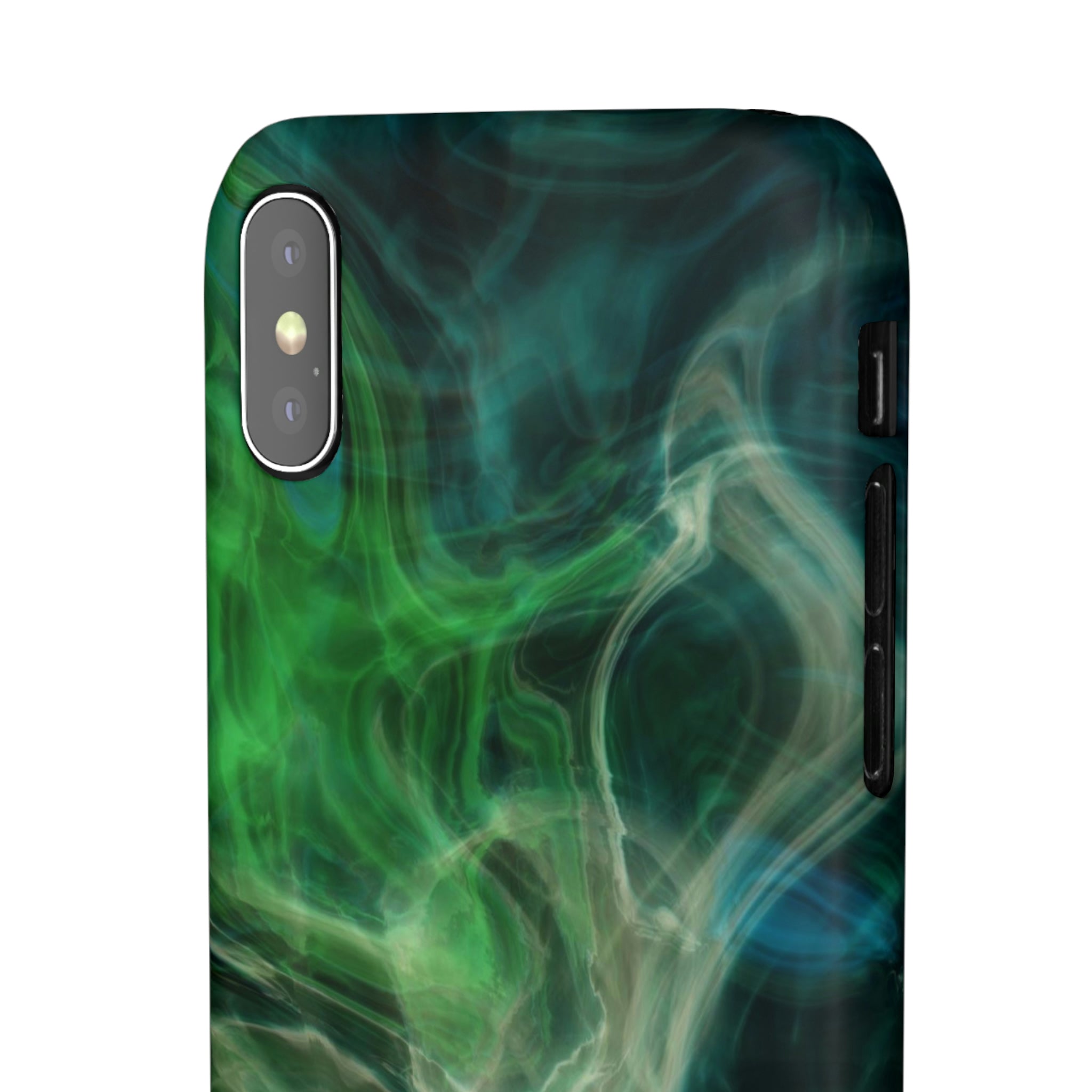 Green Marble iPhone Case (Slim) Phone Case