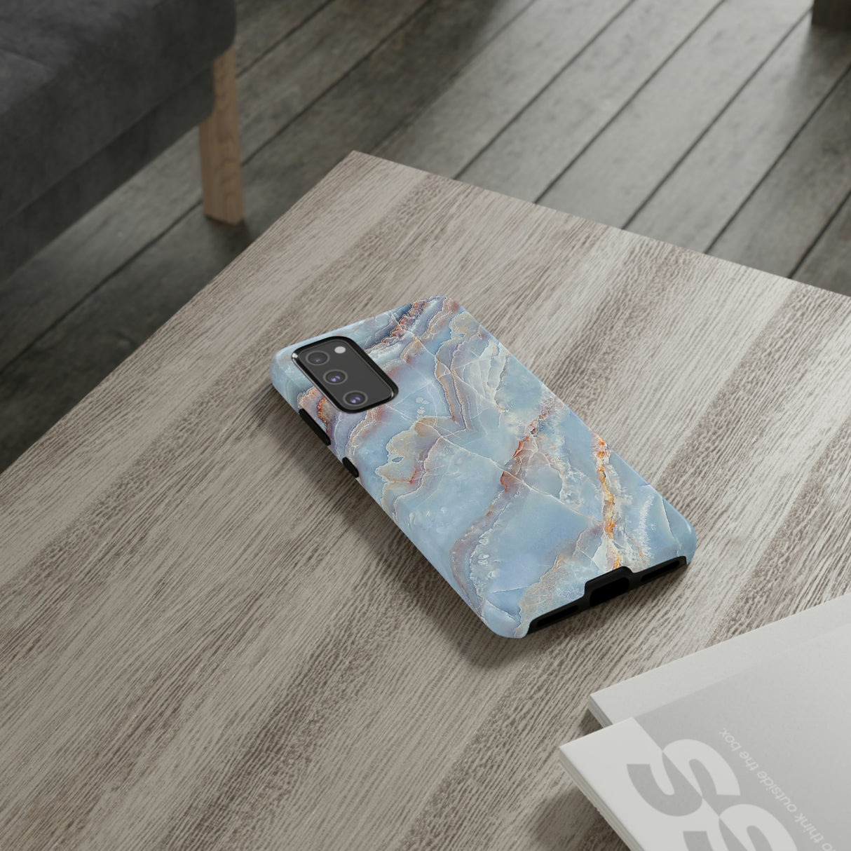 Blue Marble Background Android Case (Protective) Phone Case