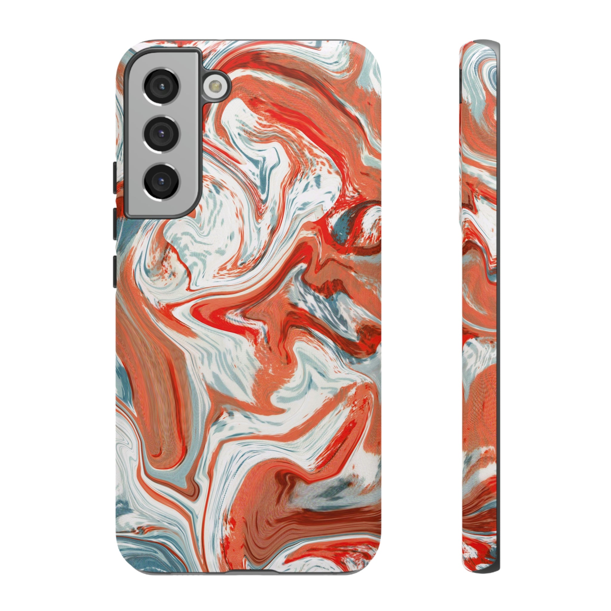 Orange Art Android Case (Protective) Samsung Galaxy S22 Plus Matte Phone Case