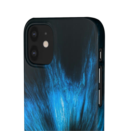 Midnight Shadow Ink Art iPhone Case (Slim) Phone Case