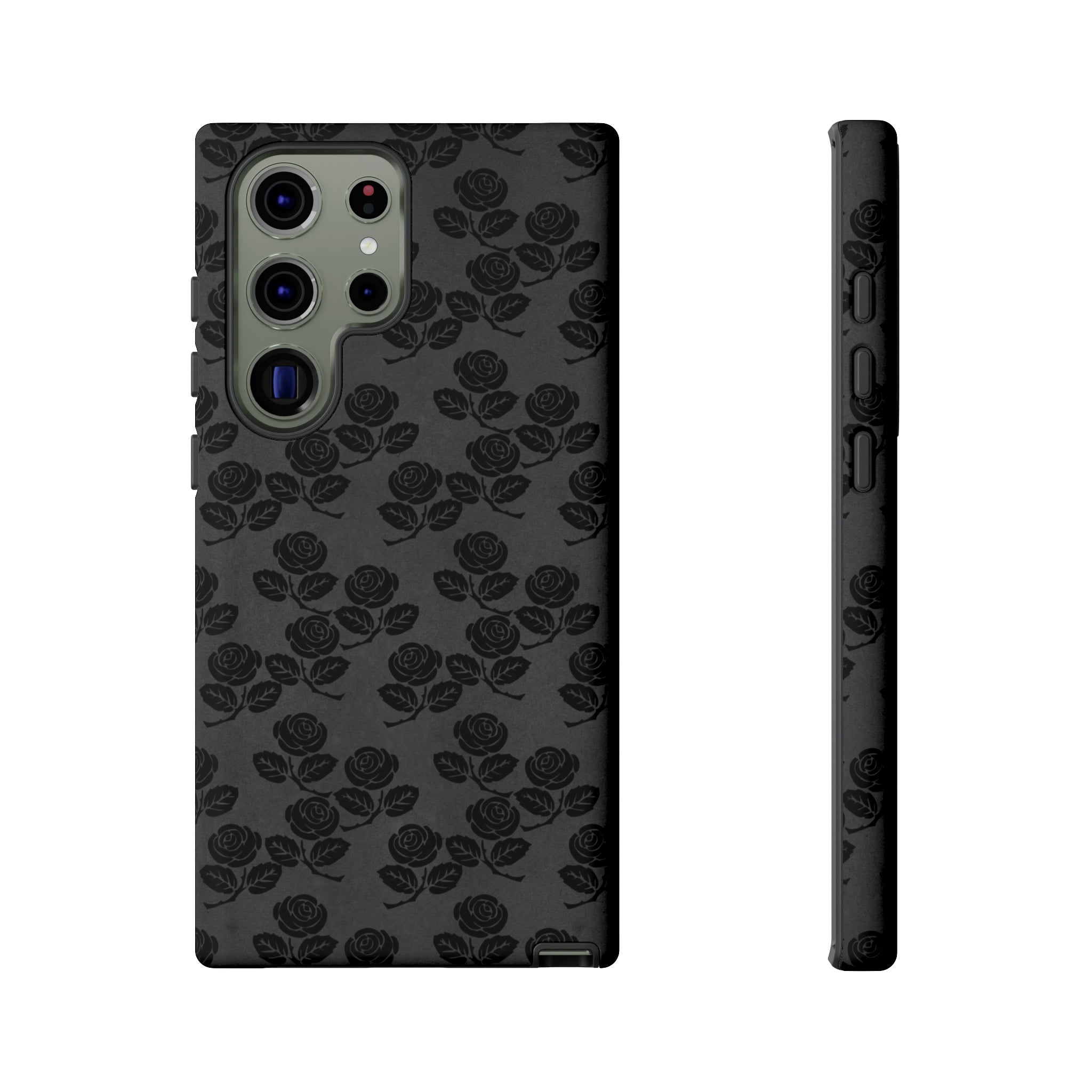 Surrunge Gothic Flower Samsung Case (Protective) Samsung Galaxy S23 Ultra Matte Phone Case